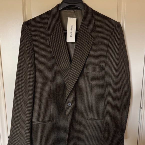 Givenchy Men's Brown Textured Sport Coat